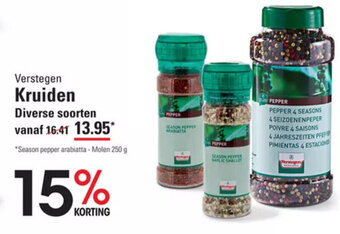 Sligro Verstegen Kruiden aanbieding