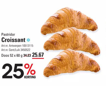 Pastridor Croissant 52 x 60g