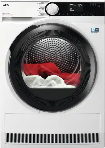 Aeg tr858p4b 8000 serie absolutecare®​ - warmtepomp - wasdroger - 8 kg