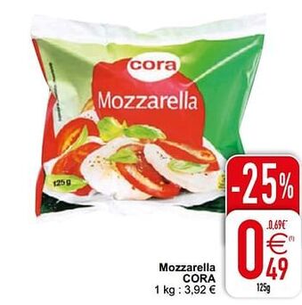 Cora Mozzarella cora aanbieding