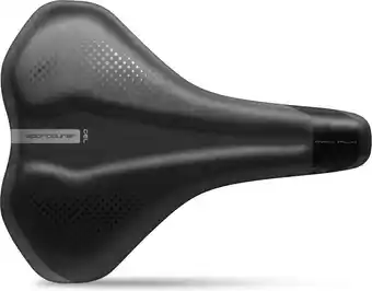 Bol.com Sportourer max flx gel fietszadel - aluminium rails - zwart aanbieding