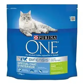 4 x 1,5 kg Purina ONE Indoor Truthahn Katzentrockenfutter