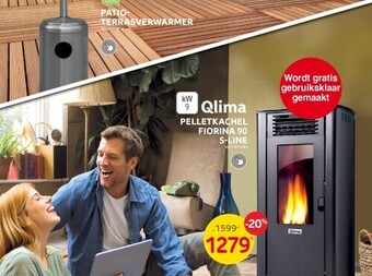 Brico Pelletkachel fiorina 90 s-line aanbieding