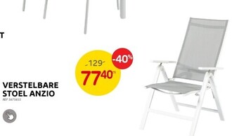 Brico Verstelbare stoel anzio aanbieding
