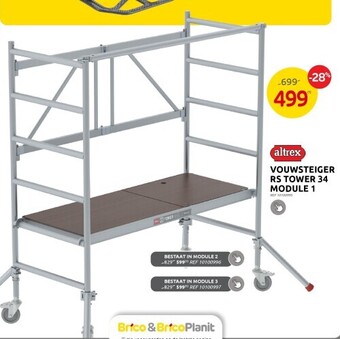Brico Vouwsteiger rs tower 34 module 1 aanbieding