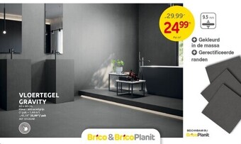 Brico Vloertegel gravity aanbieding