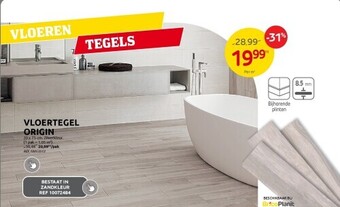 Brico Vloertegel origin aanbieding