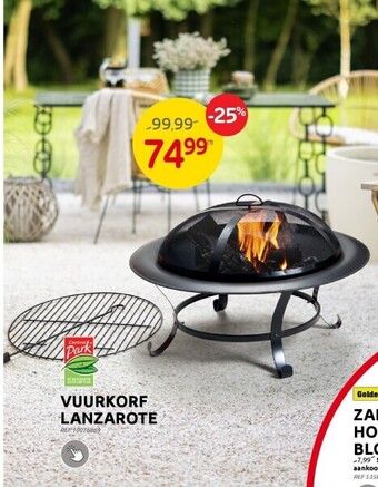 Brico Vuurkorf lanzarote aanbieding