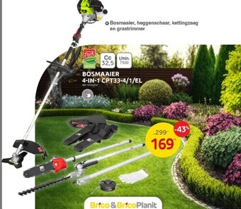 Brico Bosmaaier 4-in-1 cpt33-4/1/el aanbieding