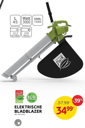 Brico Elektrische bladblazer aanbieding