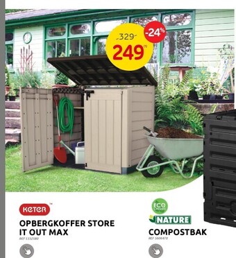 Brico Opbergkoffer store it out max aanbieding