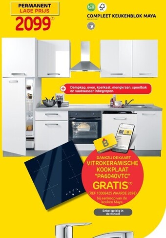Brico Compleet keukenblok maya aanbieding