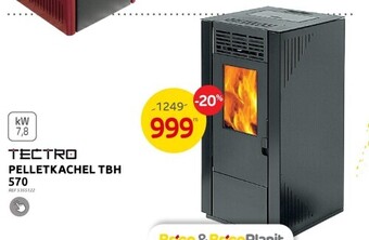 Brico Pelletkachel tbh 570 aanbieding