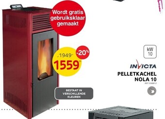 Brico Pelletkachel nola 10 aanbieding