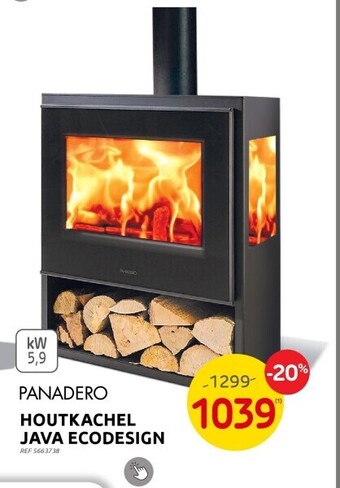 Brico Houtkachel java ecodesign aanbieding