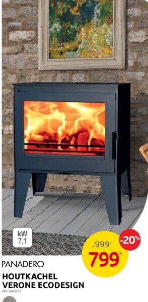Brico Houtkachel verone ecodesign aanbieding