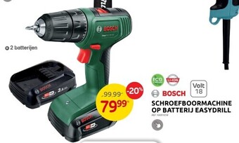 Brico Schroefboormachine op batterij easydrill aanbieding