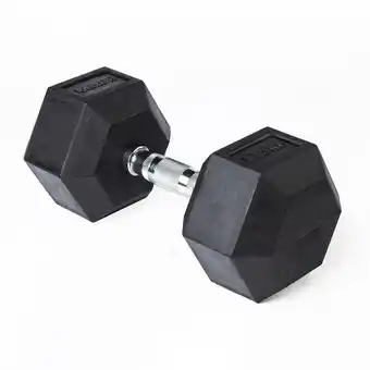 Decathlon Zeshoekige halter. per stuk verkocht aanbieding