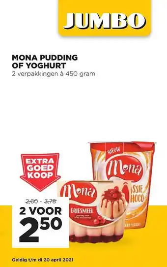 Mona Pudding Of Yoghurt