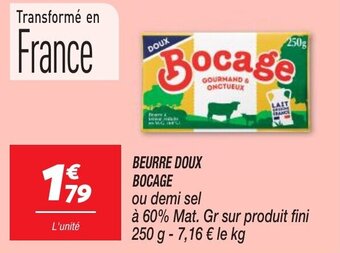 BOCAGE BEURRE DOUX