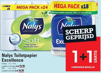 Sligro Nalys Toiletpapier Excellence aanbieding