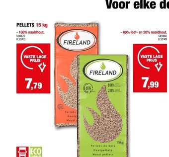 Hubo Pellets 15 kg aanbieding