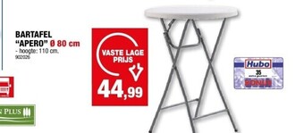 Hubo Bartafel “apero” ø 80 cm aanbieding
