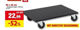 Hubo Verhuisplaat 65 x 40 cm aanbieding