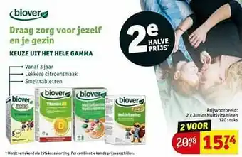 Kruidvat Junior multivitaminen aanbieding