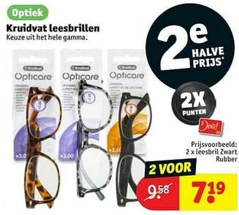 Kruidvat Leesbril zwart rubber aanbieding
