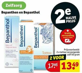 Kruidvat Tattoo verzorgende zalf aanbieding