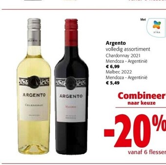 Colruyt Argento chardonnay 2021 mendoza - argentinië aanbieding