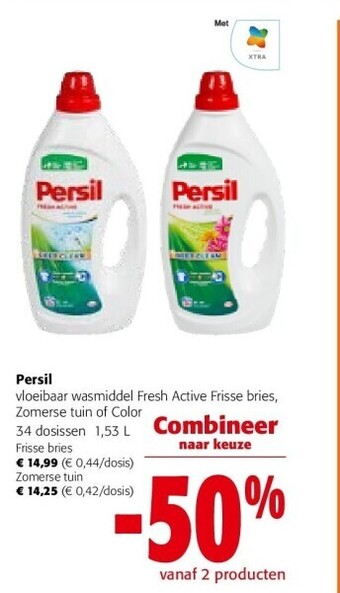 Colruyt Persil zomerse tuin aanbieding