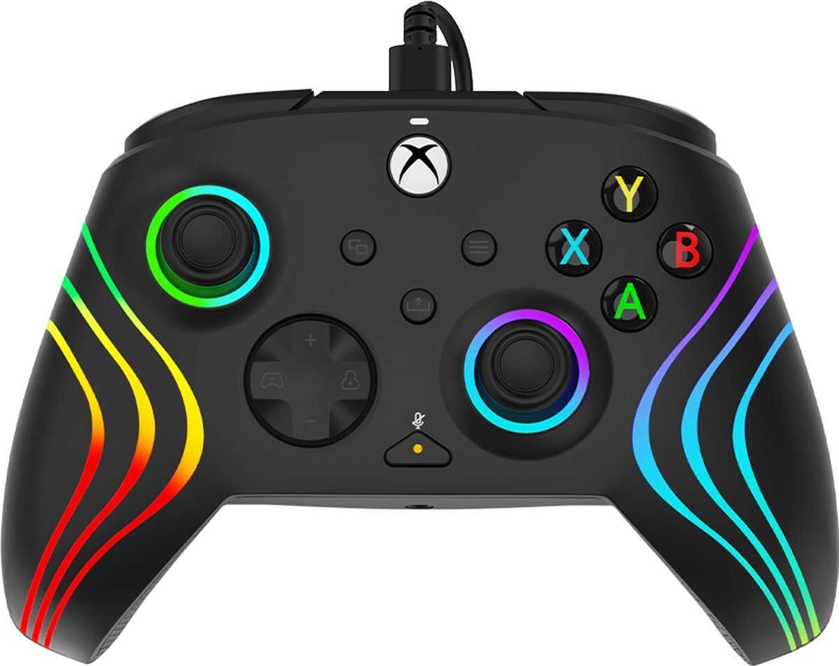 Pdp afterglow wave bedrade xbox controller xbox series xs zwart