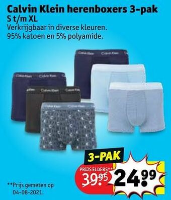 Calvin klein herenboxers