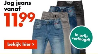 Wibra Jog jeans aanbieding