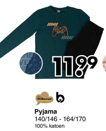 Wibra Pyjama aanbieding