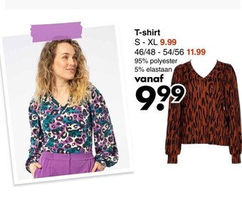 Wibra T-shirt aanbieding