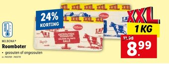 Lidl MILBONAⓇ Roomboter 1KG aanbieding