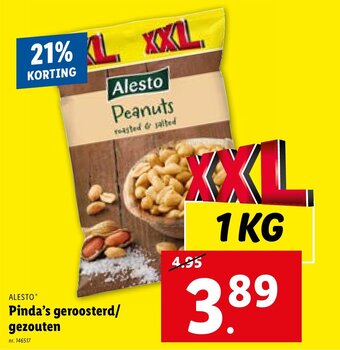 ALESTOⓇ Pinda's geroosterd/ gezouten 1KG