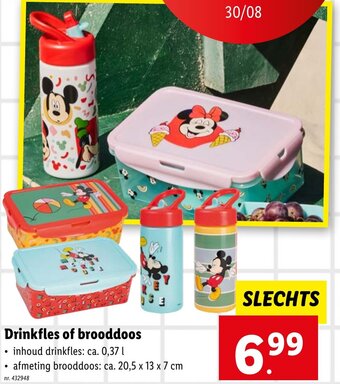 Lidl Drinkfles of brooddoos aanbieding
