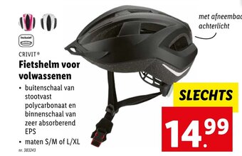 Lidl CRIVIT® Fietshelm voor volwassenen aanbieding