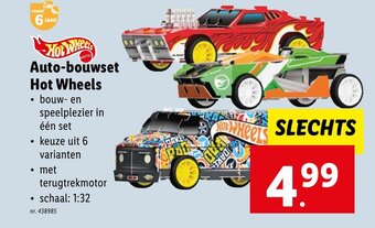 Lidl Hot Wheels Auto-bouwset aanbieding