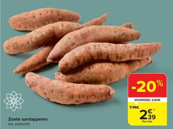 Carrefour Zoete aardappelen aanbieding