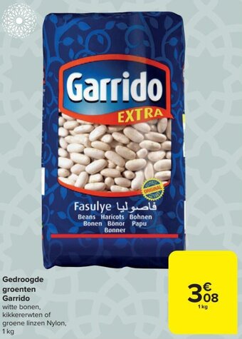Carrefour Gedroogde groenten Garrido 1 kg aanbieding