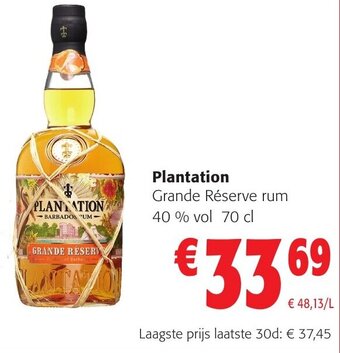 Colruyt Plantation Grande Réserve rum 40 % vol 70 cl aanbieding