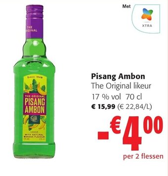 Colruyt Pisang Ambon The Original likeur aanbieding