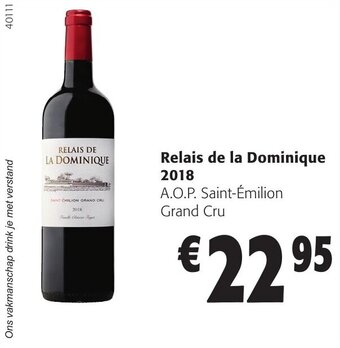 Colruyt Relais de la Dominique 2018 aanbieding