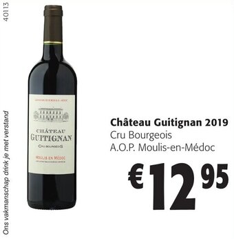 Colruyt Château Guitignan 2019 aanbieding