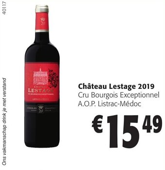 Colruyt Château Lestage 2019 aanbieding